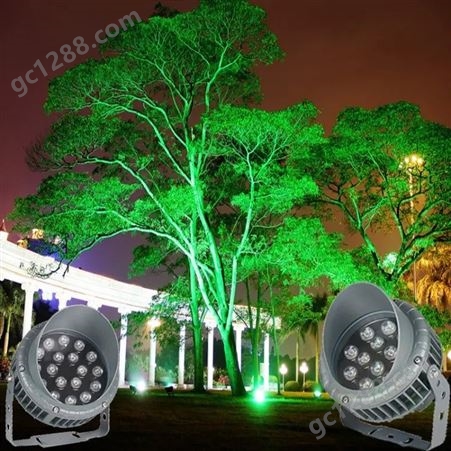 LED照树灯 36W户外圆形射灯 工程投光灯供应 款式可定制